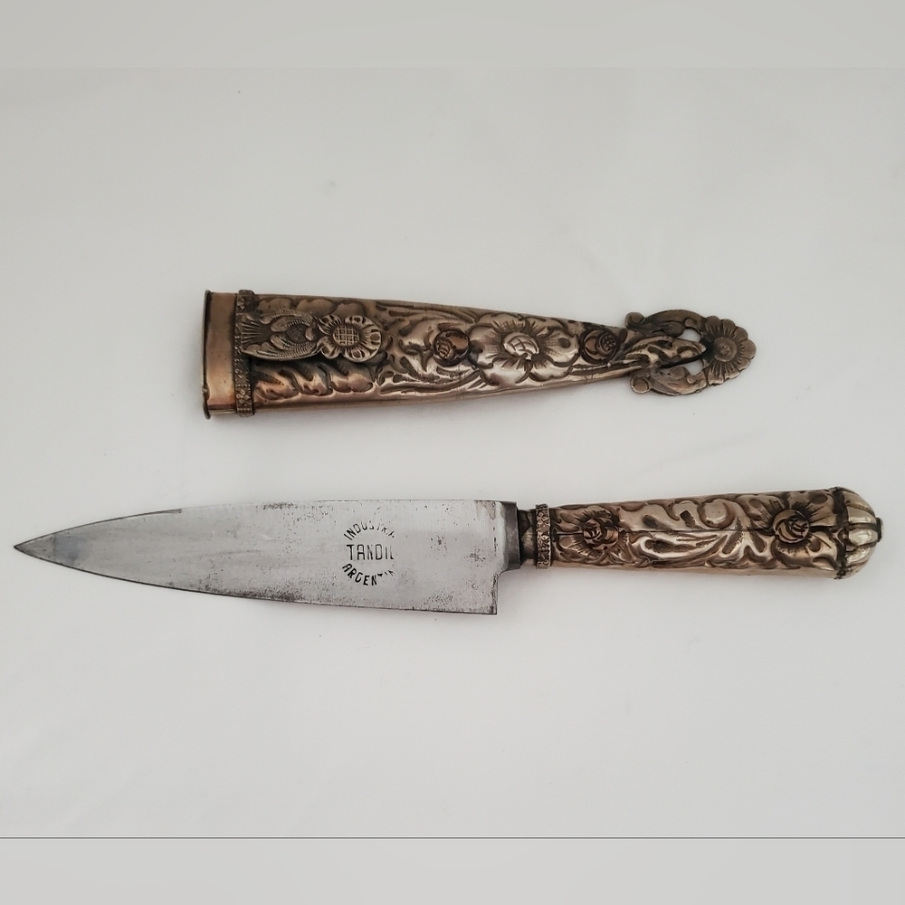 VINTAGE Argentinian Alpaca Gaucho Boot Knife